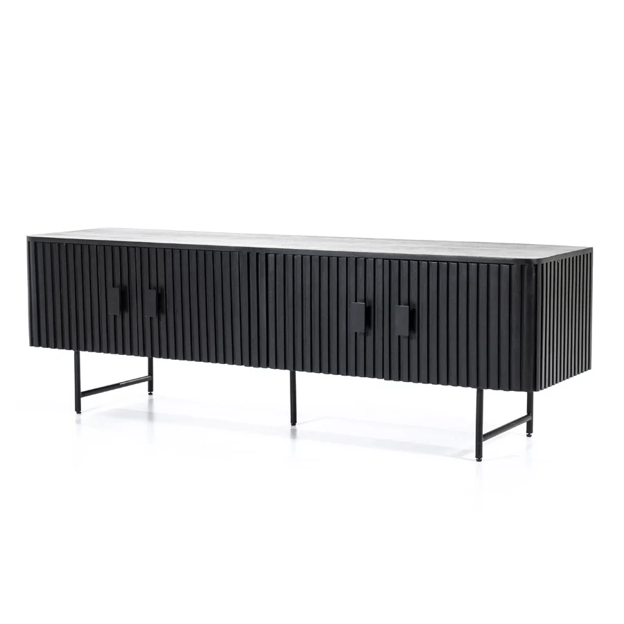Meuble TV Mango | Noir 170 x 45 x 56 cm