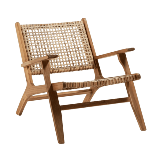 Chaise longue en acacia