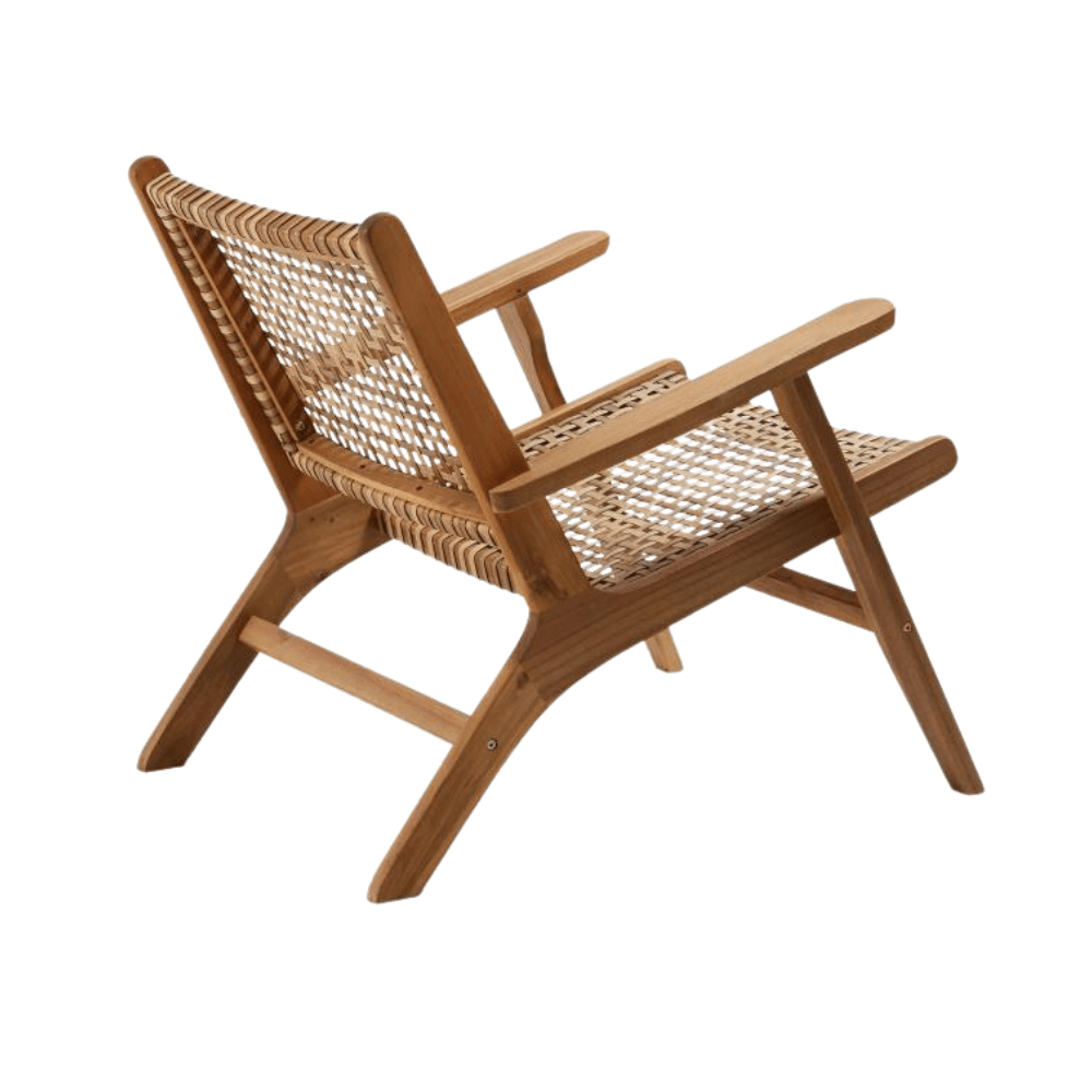 Chaise longue en acacia