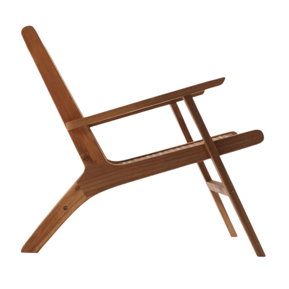 Chaise longue en acacia