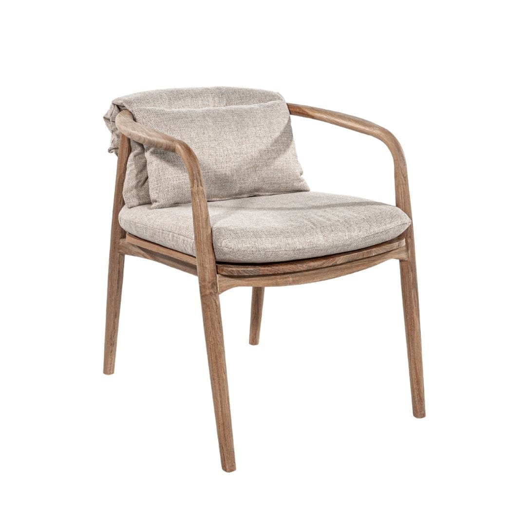 Chaise de salle à manger d'extérieur Amina