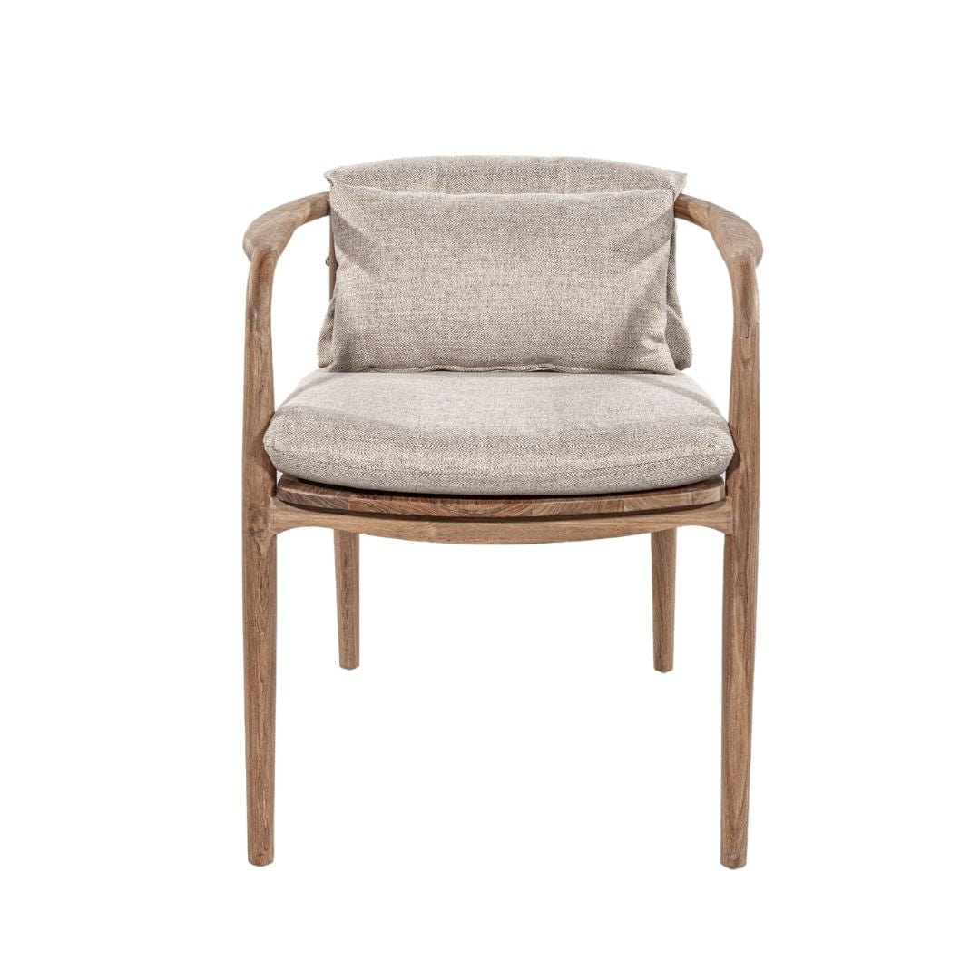 Chaise de salle à manger d'extérieur Amina