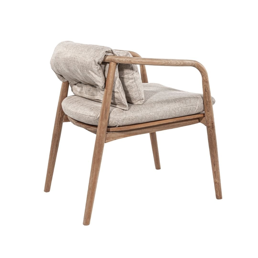 Chaise de salle à manger d'extérieur Amina