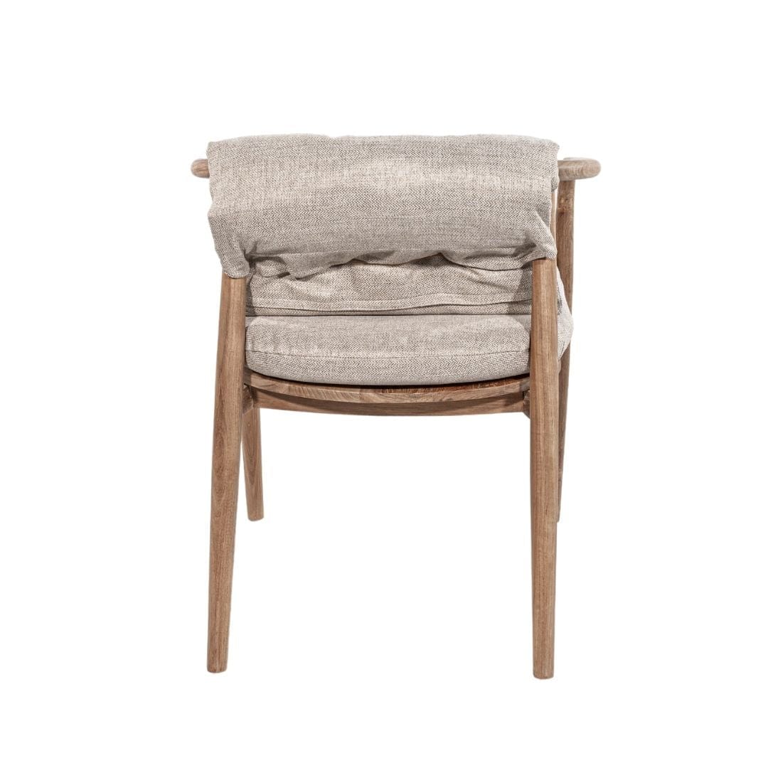 Chaise de salle à manger d'extérieur Amina