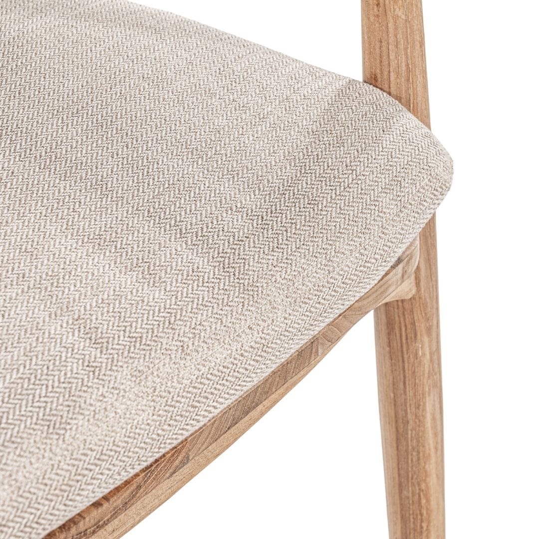 Chaise de salle à manger d'extérieur Amina