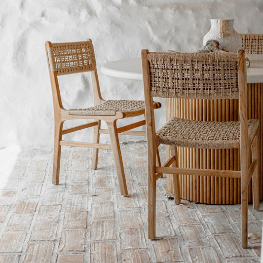 Chaise de salle à manger d'extérieur Arelia