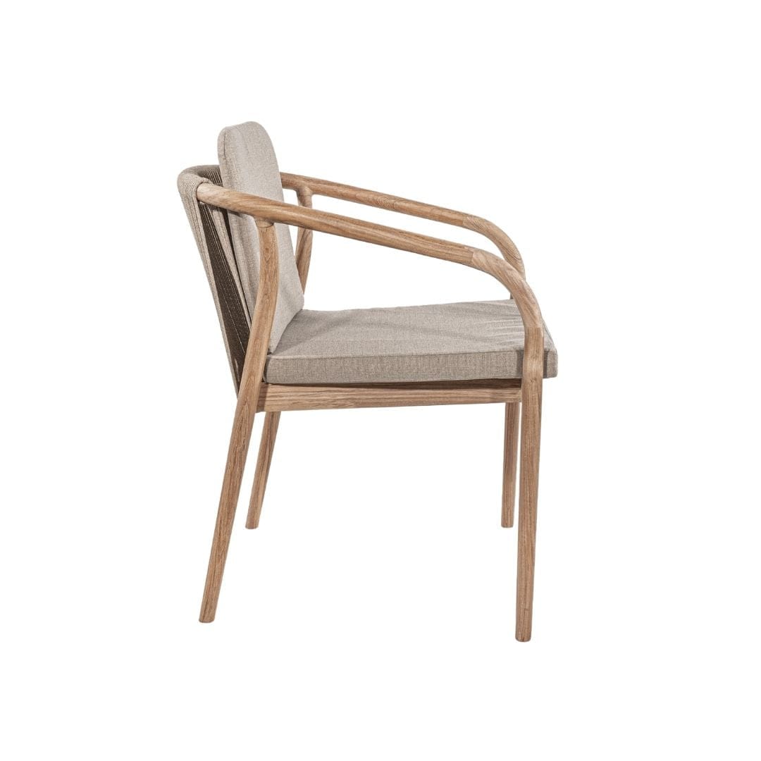 Chaise de salle à manger d'extérieur Bora