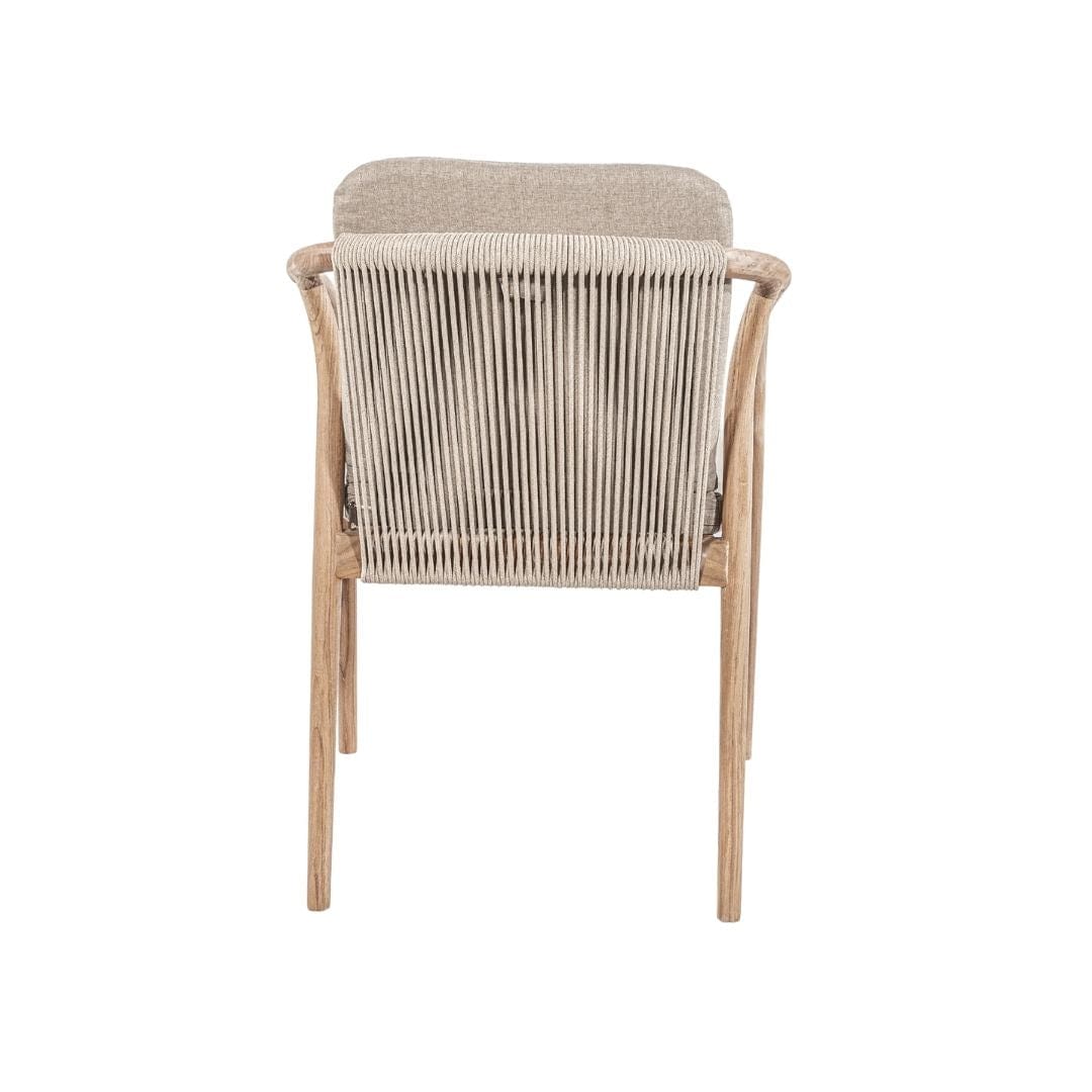 Chaise de salle à manger d'extérieur Bora