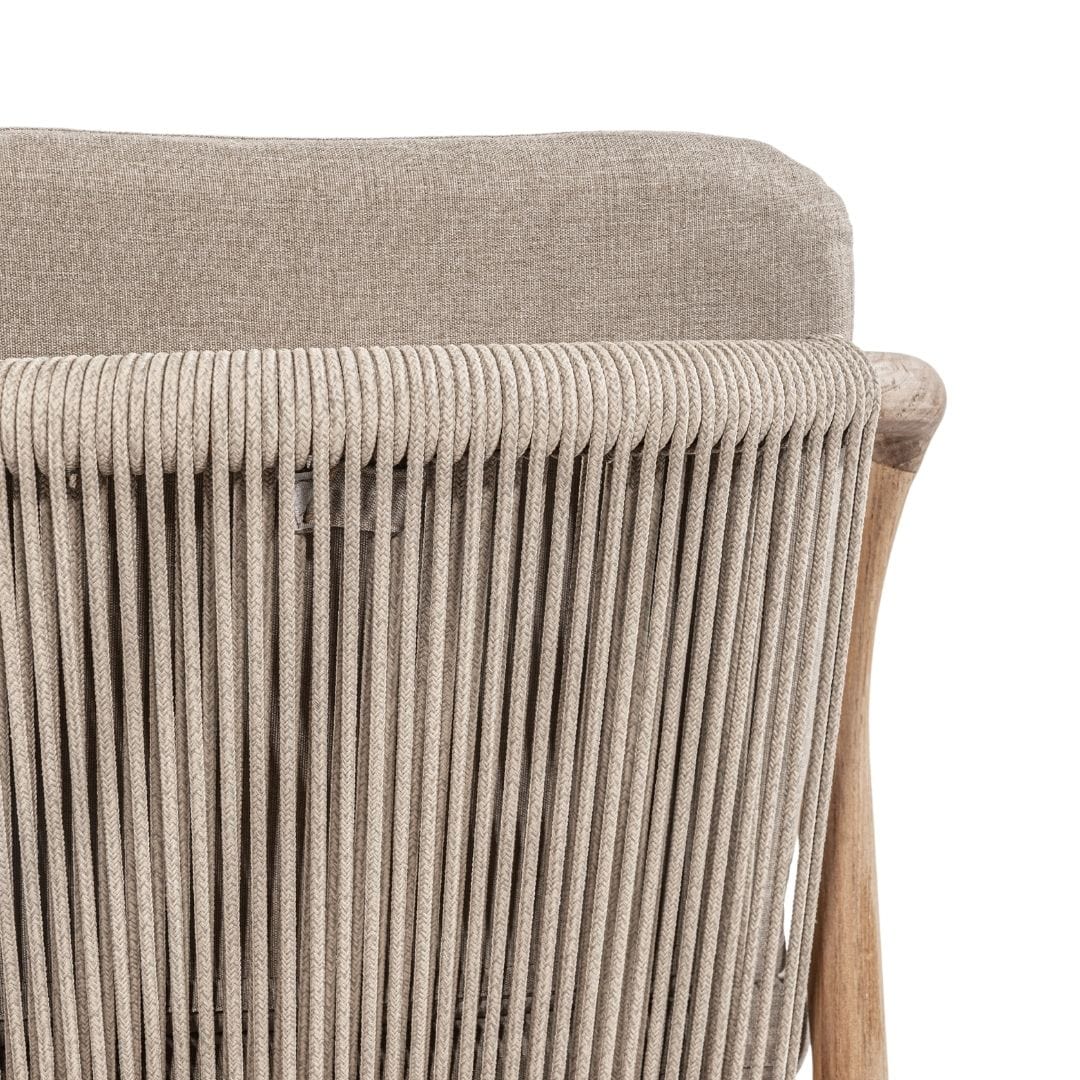 Chaise de salle à manger d'extérieur Bora