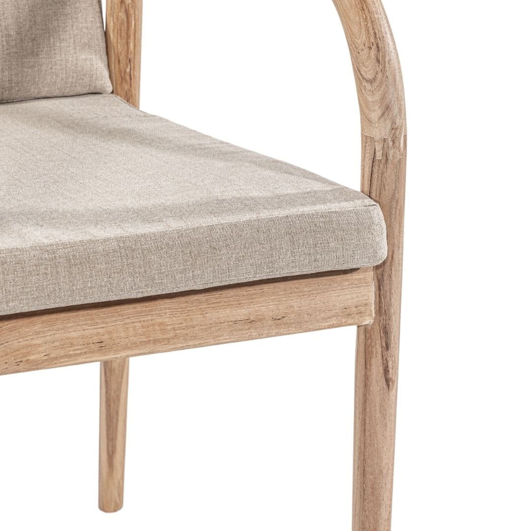 Chaise de salle à manger d'extérieur Bora