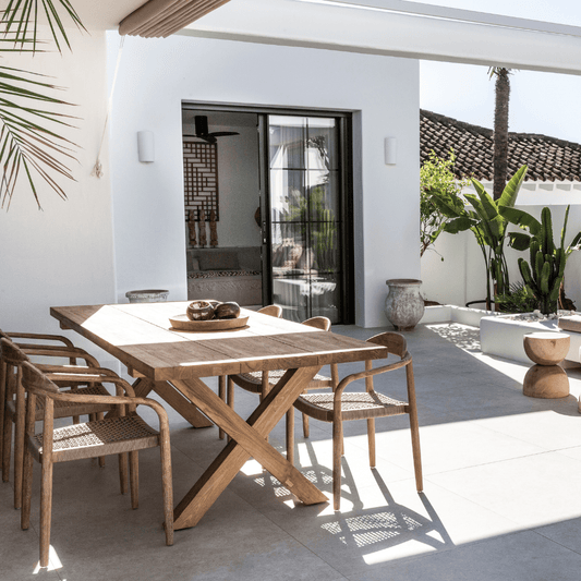 Table d'extérieur Borneo | Naturel