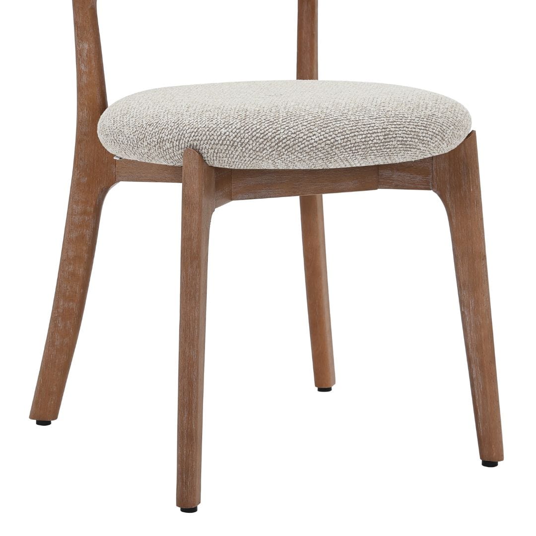 Chaise de salle à manger Caeli à dossier incurvé