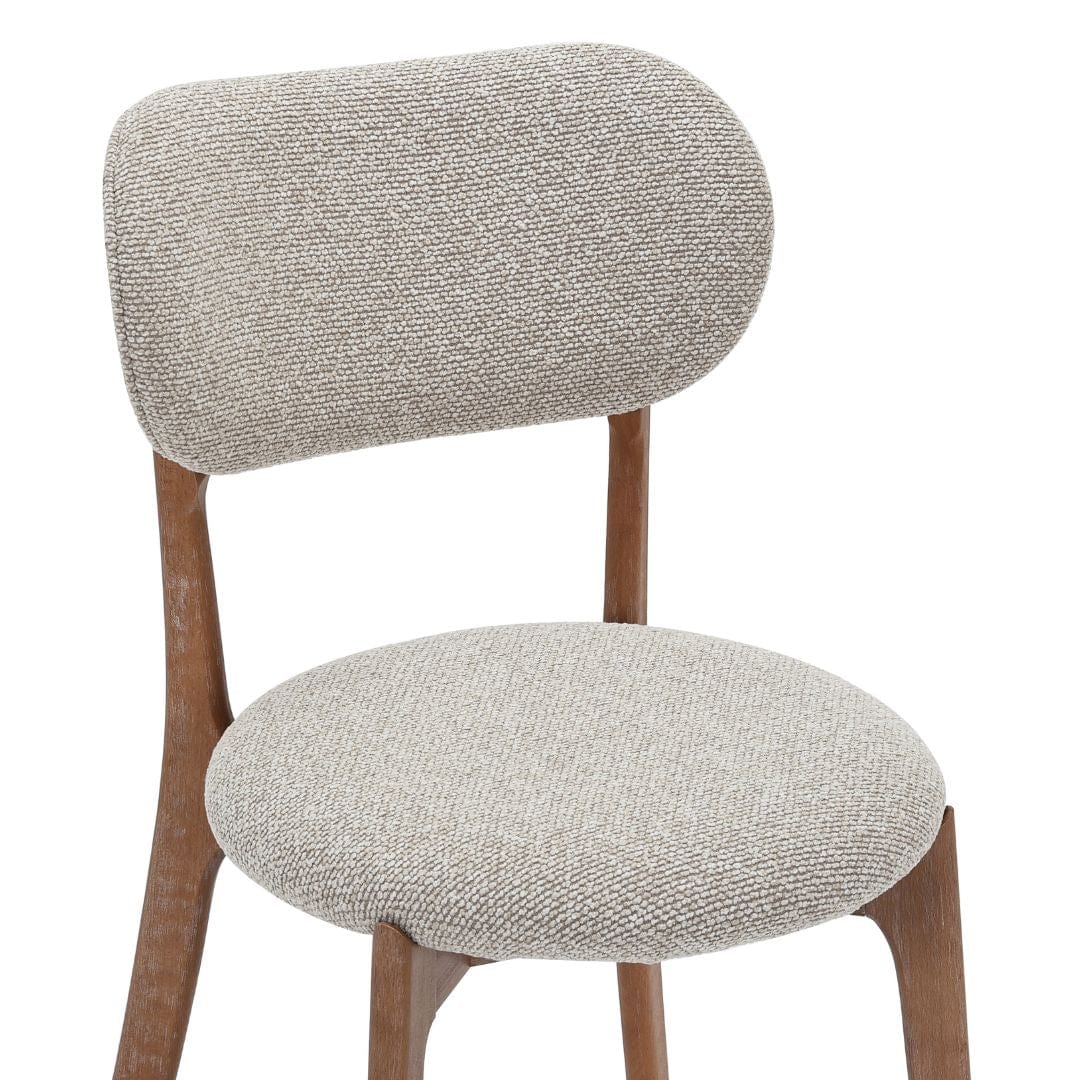 Chaise de salle à manger Caeli à dossier incurvé