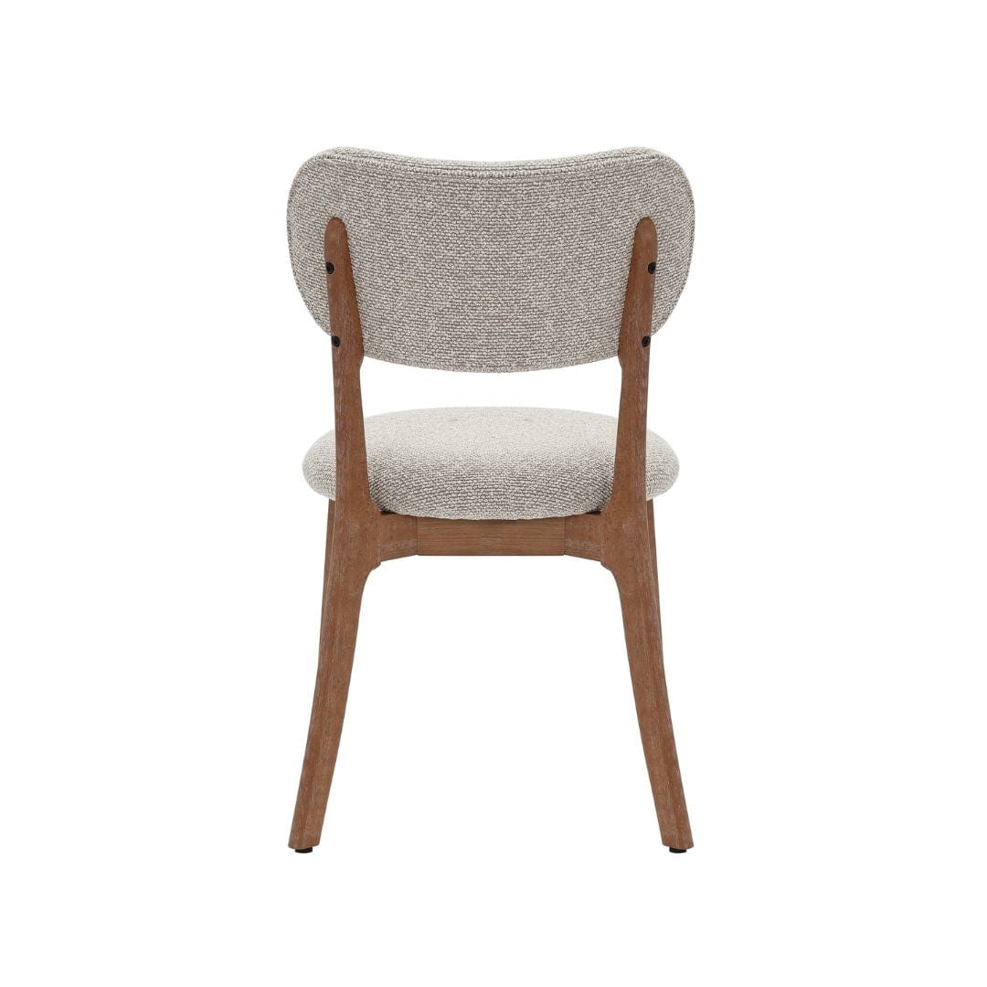 Chaise de salle à manger Caeli à dossier incurvé