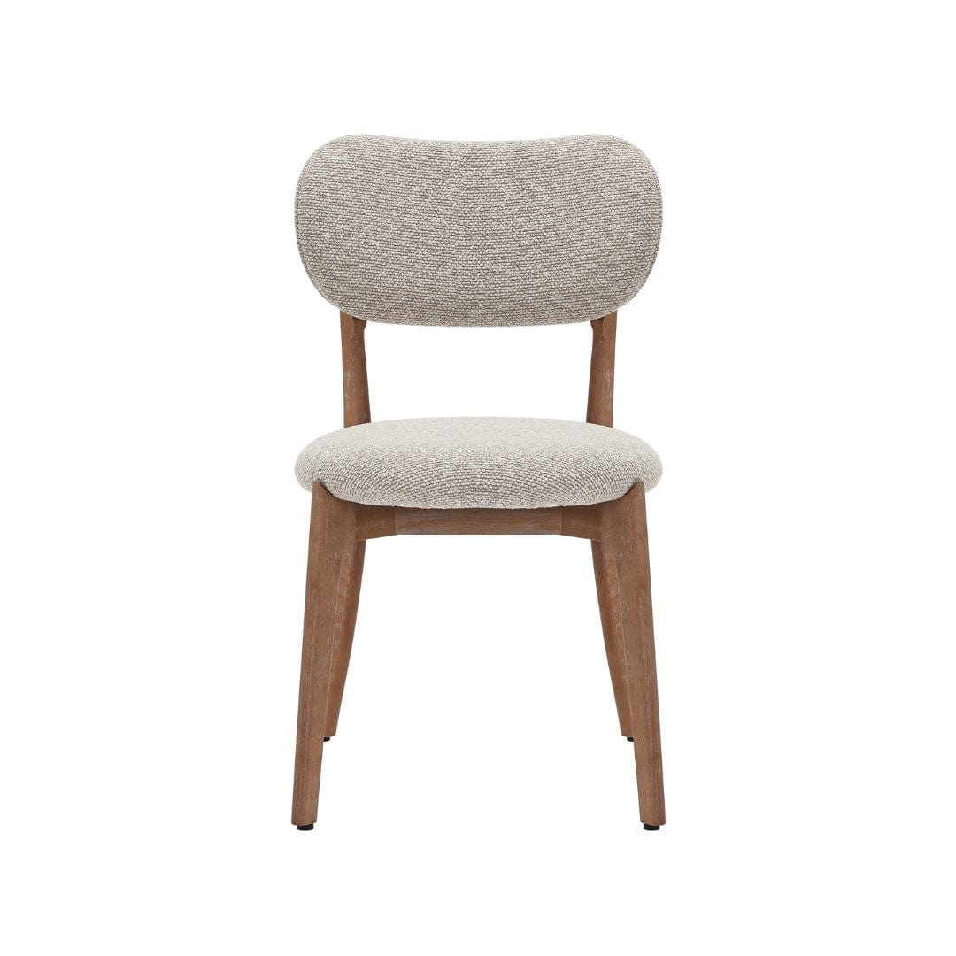 Chaise de salle à manger Caeli à dossier incurvé
