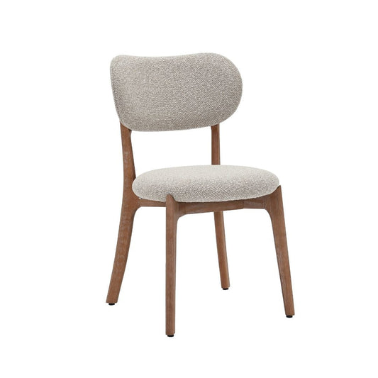 Chaise de salle à manger Caeli à dossier incurvé