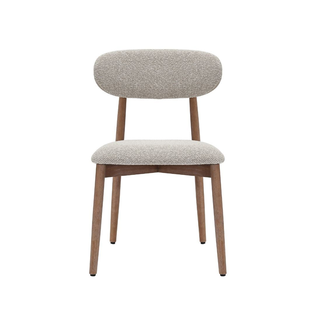 Chaise de salle à manger Caeli à dossier ovale