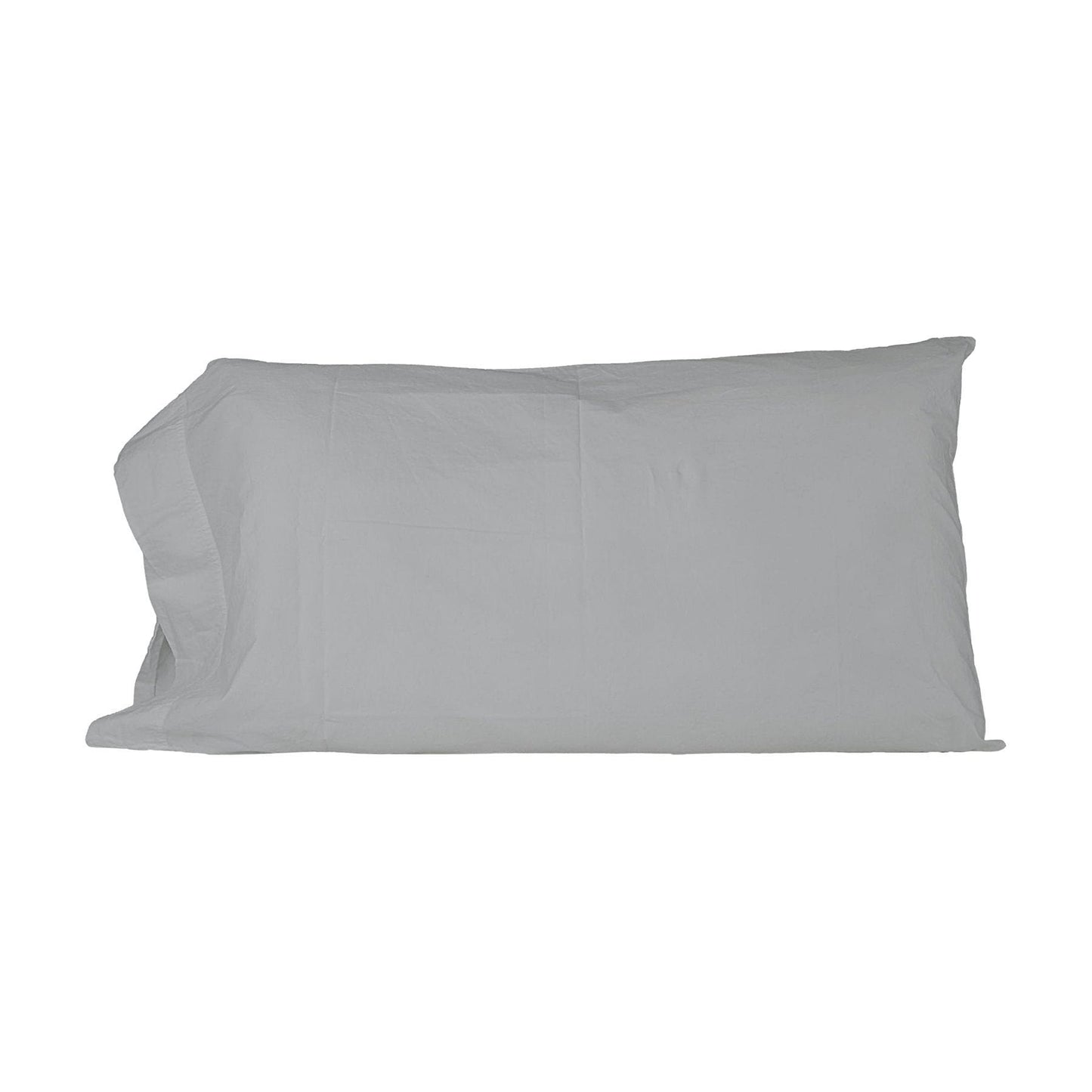 Taie d'oreiller en coton | Gris clair 50 x 70 cm