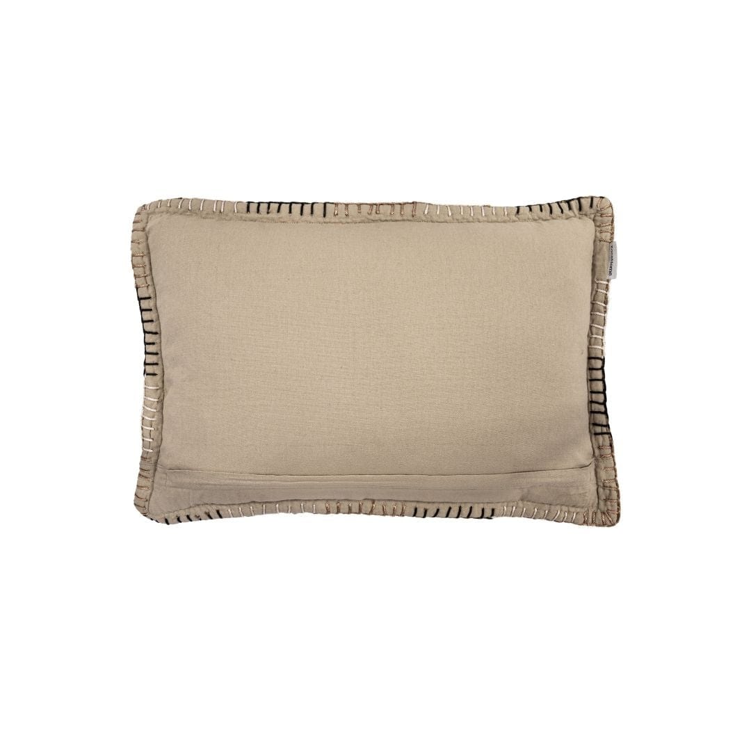 Bordure de point de coussin rectangulaire Etera