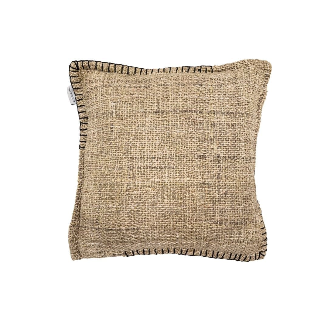Coussin carré Etera, point de parement