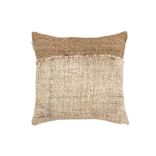 Coussin carré à franges Etera