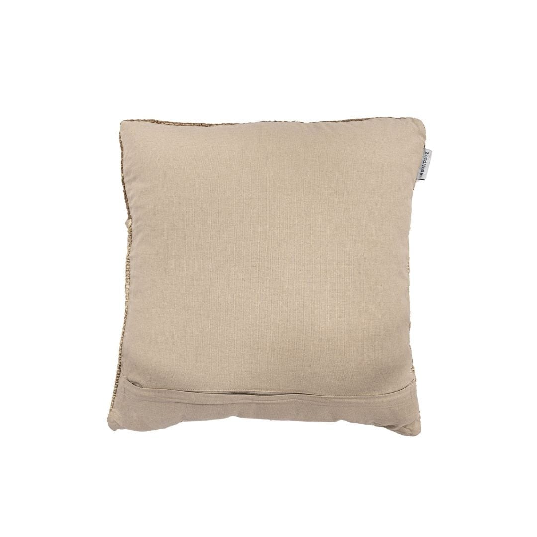 Coussin carré à franges Etera