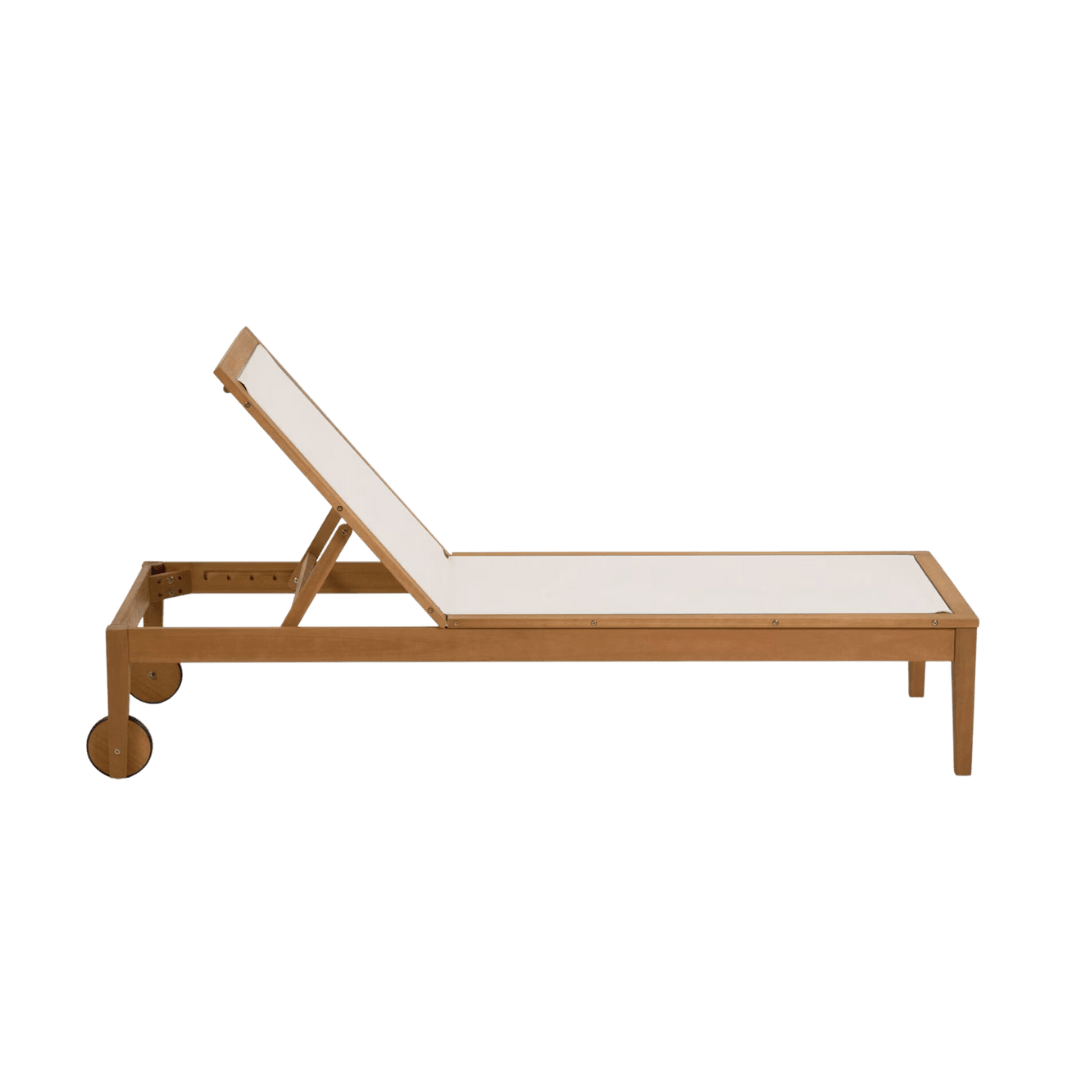 Transat en eucalyptus | 200 x 70 x 37 cm