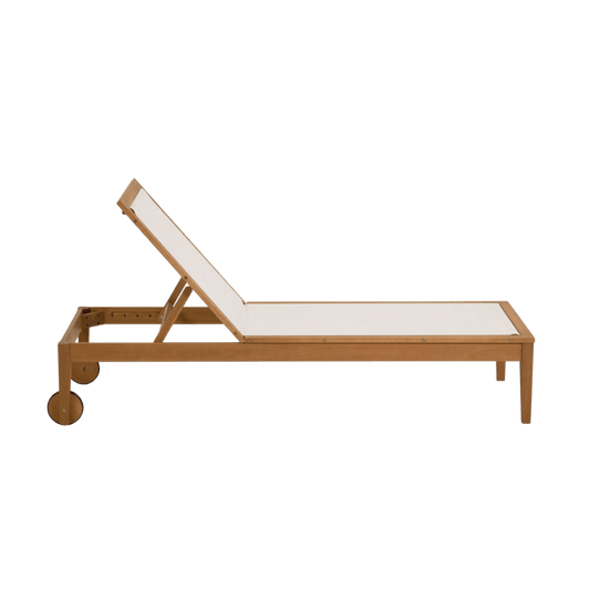 Transat en eucalyptus | 200 x 70 x 37 cm