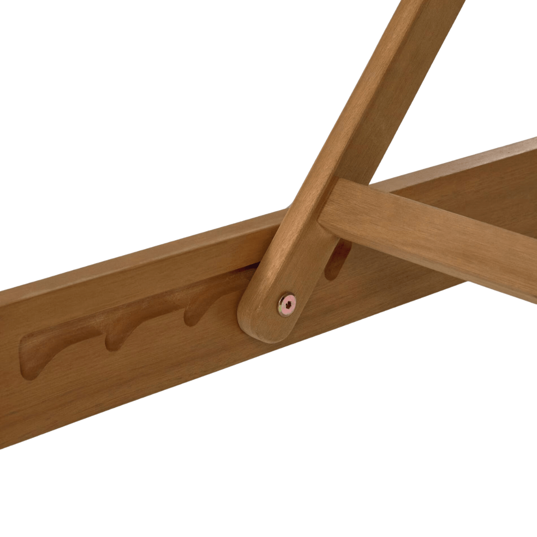 Transat en eucalyptus | 200 x 70 x 37 cm