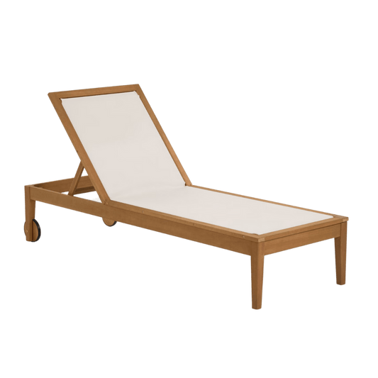Transat en eucalyptus | 200 x 70 x 37 cm