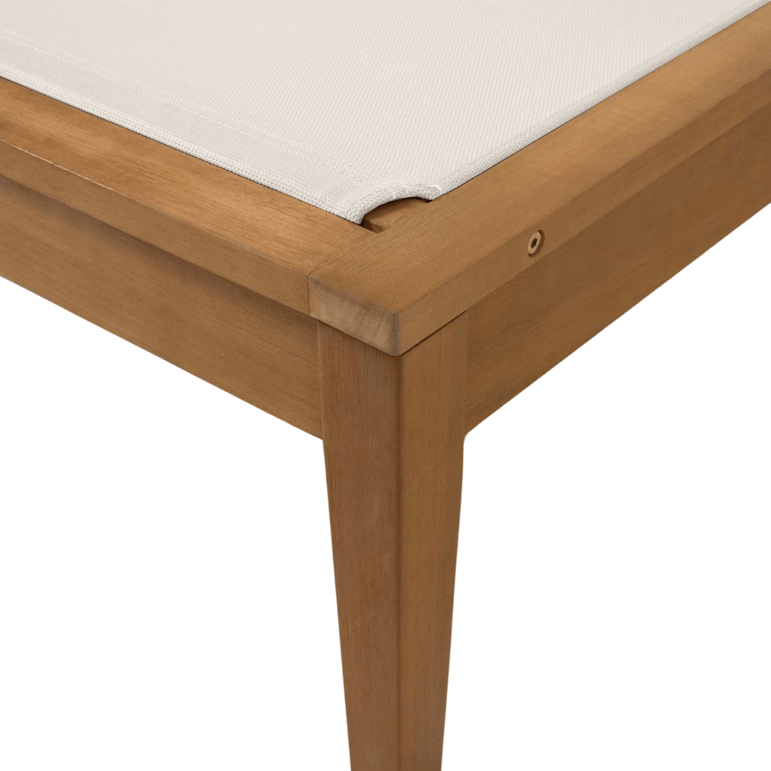 Transat en eucalyptus | 200 x 70 x 37 cm