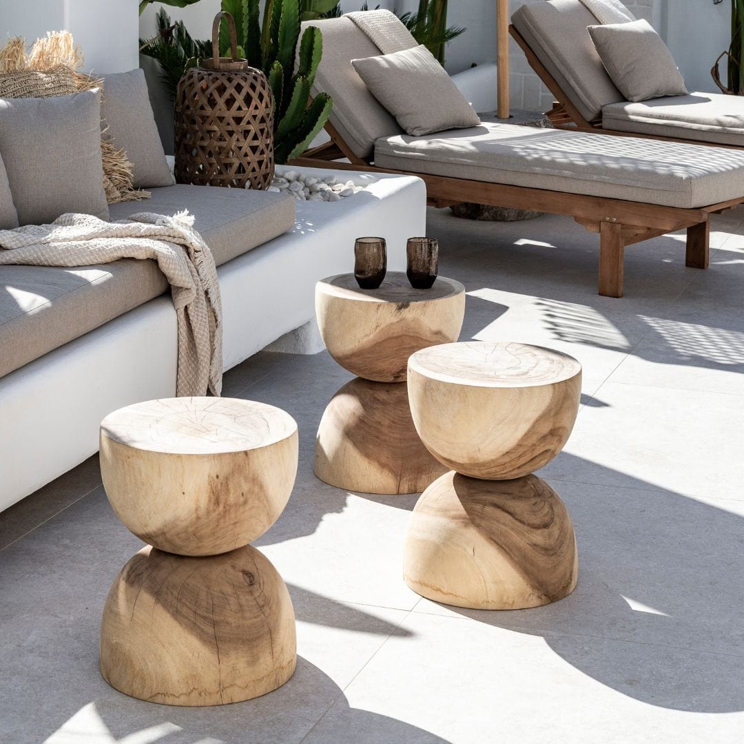 Tabouret sablier