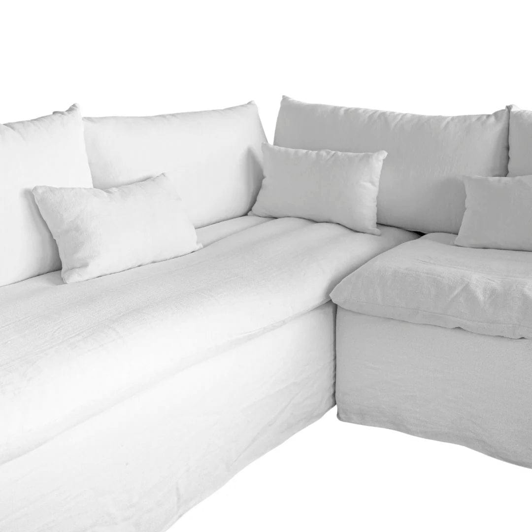 Canapé d'angle Ibiza Haven en lin | 270 x 105 cm/270 x 70 cm