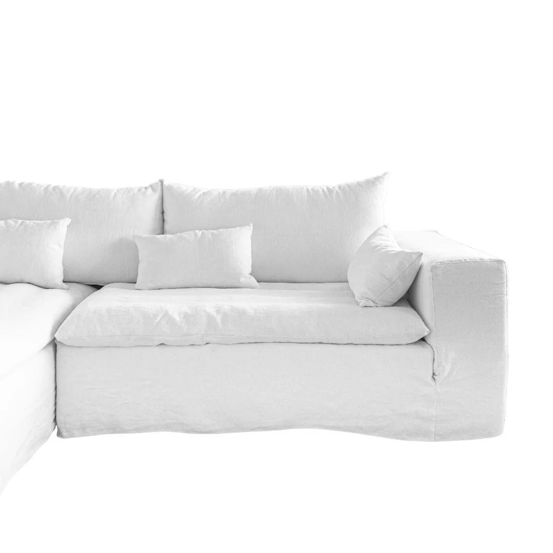 Canapé d'angle Ibiza Haven en lin | 270 x 105 cm/270 x 70 cm