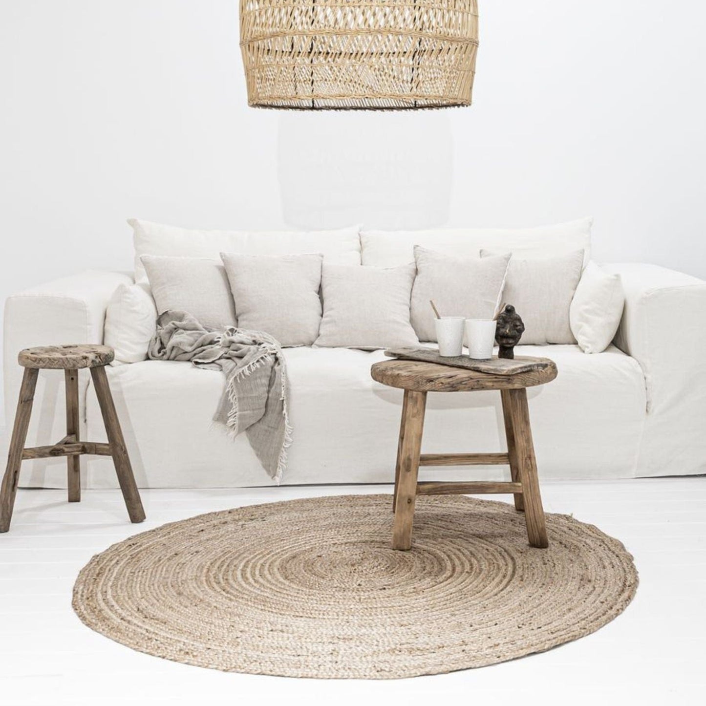Canapé Ibiza en lin | 280 cm