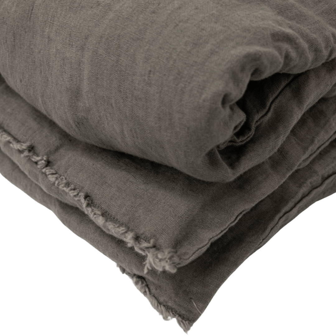 Couette en lin | Granit 200 x 85 cm
