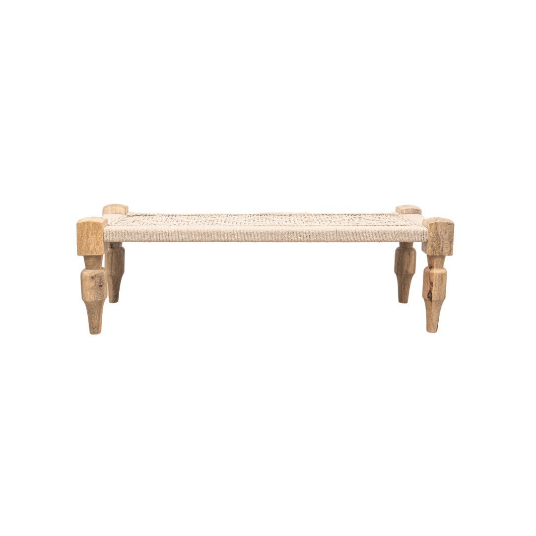 Banc en macramé | 120x45x40cm