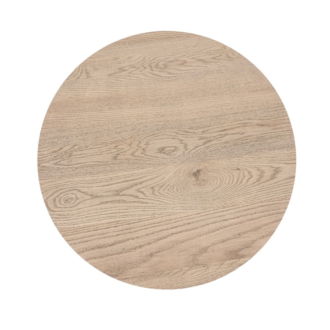 Table à manger ronde en chêne | 120 cm