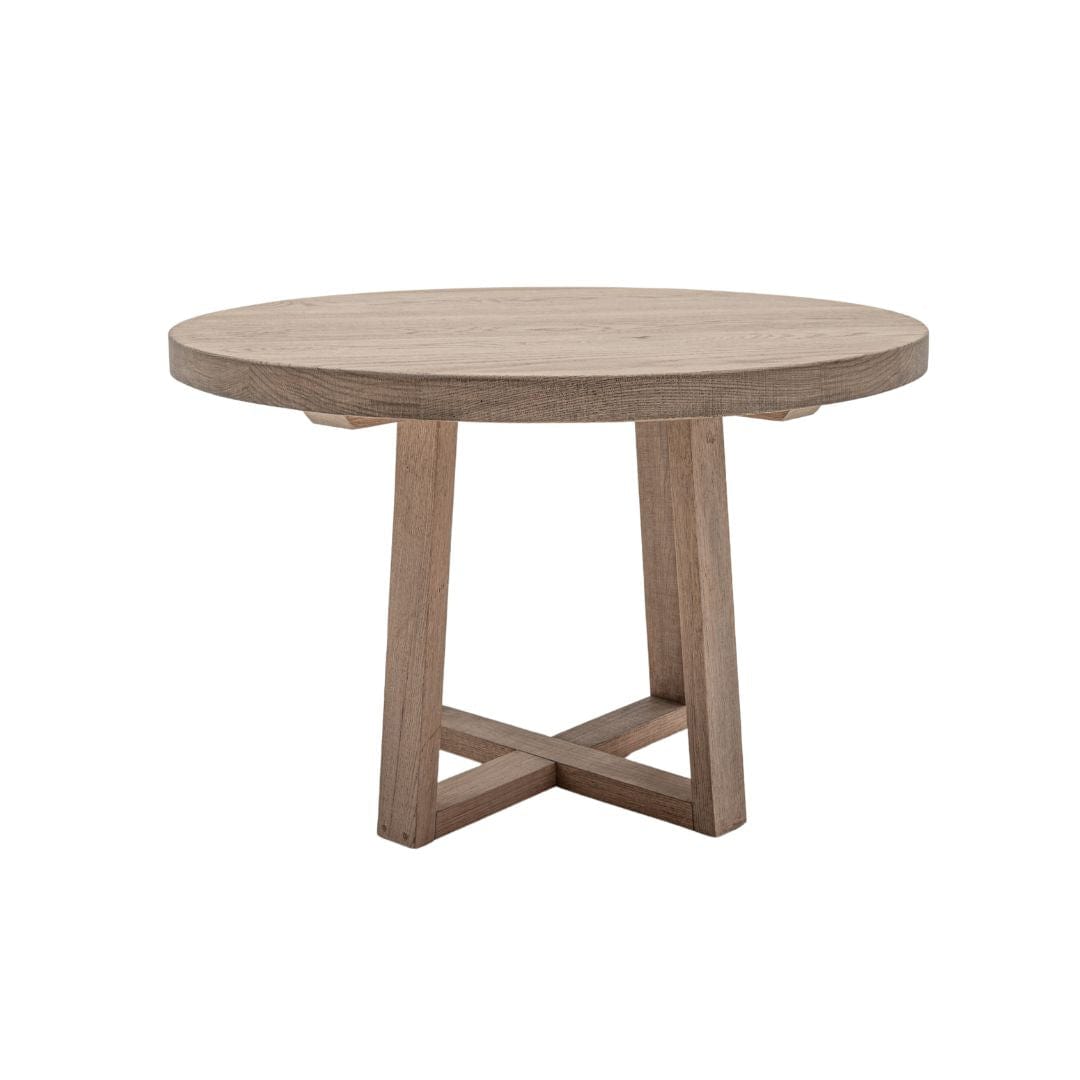 Table à manger ronde en chêne | 120 cm