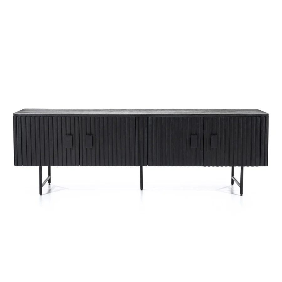 Meuble TV Mango | Noir 170 x 45 x 56 cm