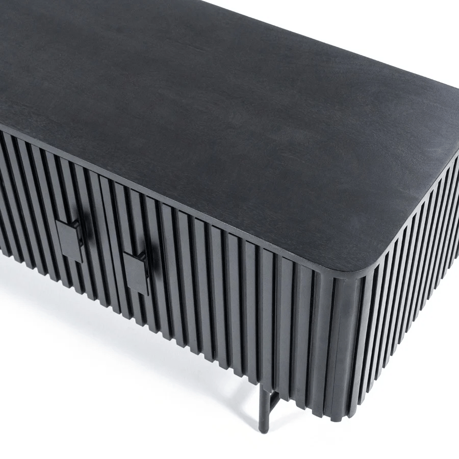 Meuble TV Mango | Noir 170 x 45 x 56 cm