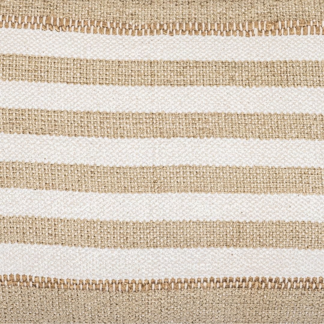 Coussin rectangulaire rayé Minoa