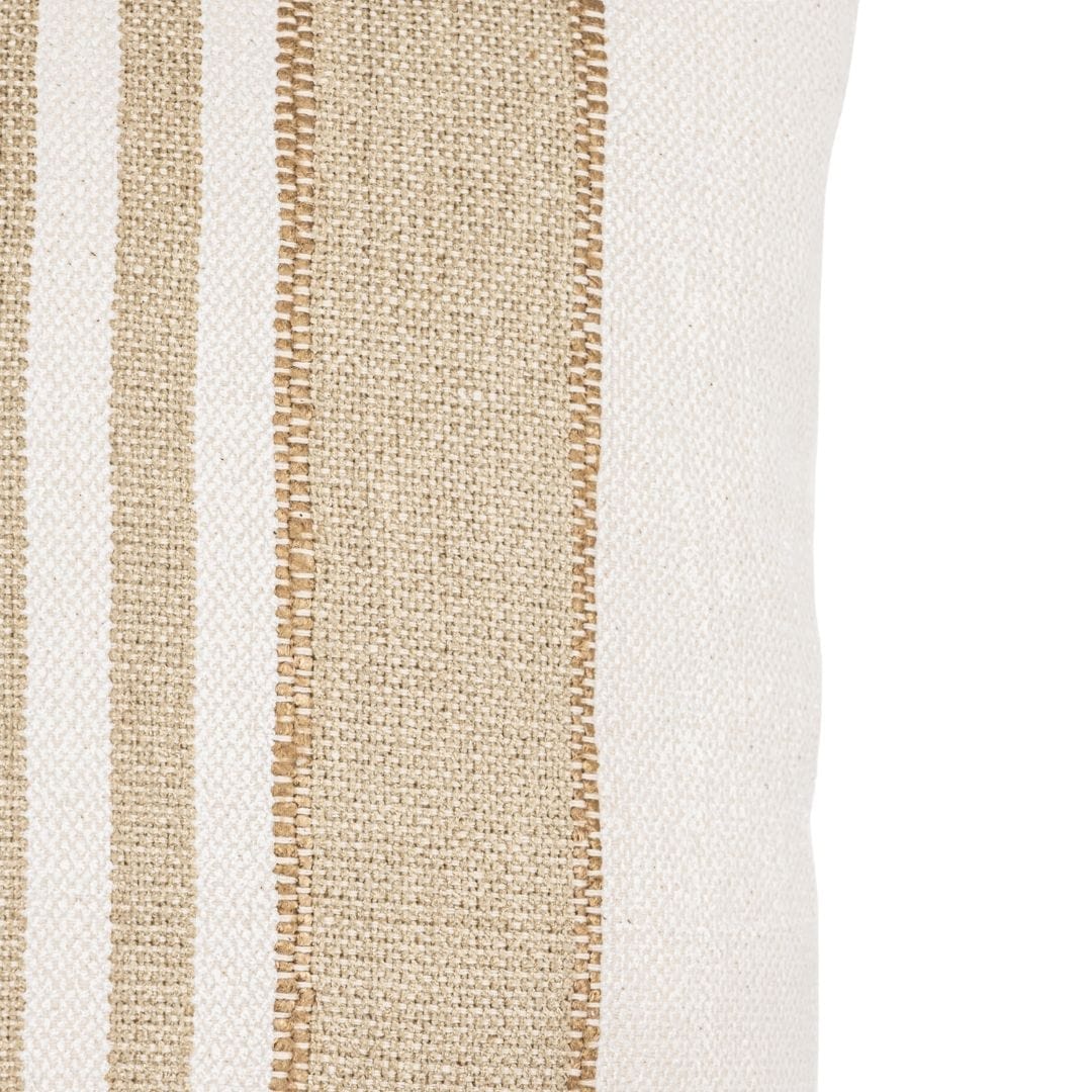 Coussin carré rayé Minoa