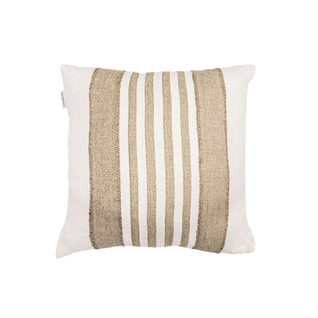Coussin carré rayé Minoa