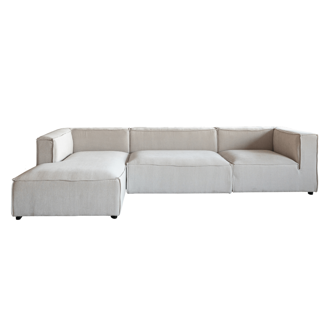Chaise longue Mykonos Sora, unité gauche | 100 x 170 x 70 cm