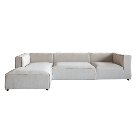 Chaise longue Mykonos Sora, unité gauche | 100 x 170 x 70 cm