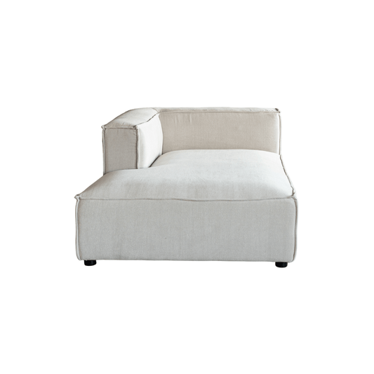 Chaise longue Mykonos Sora, unité gauche | 120 x 170 x 70 cm