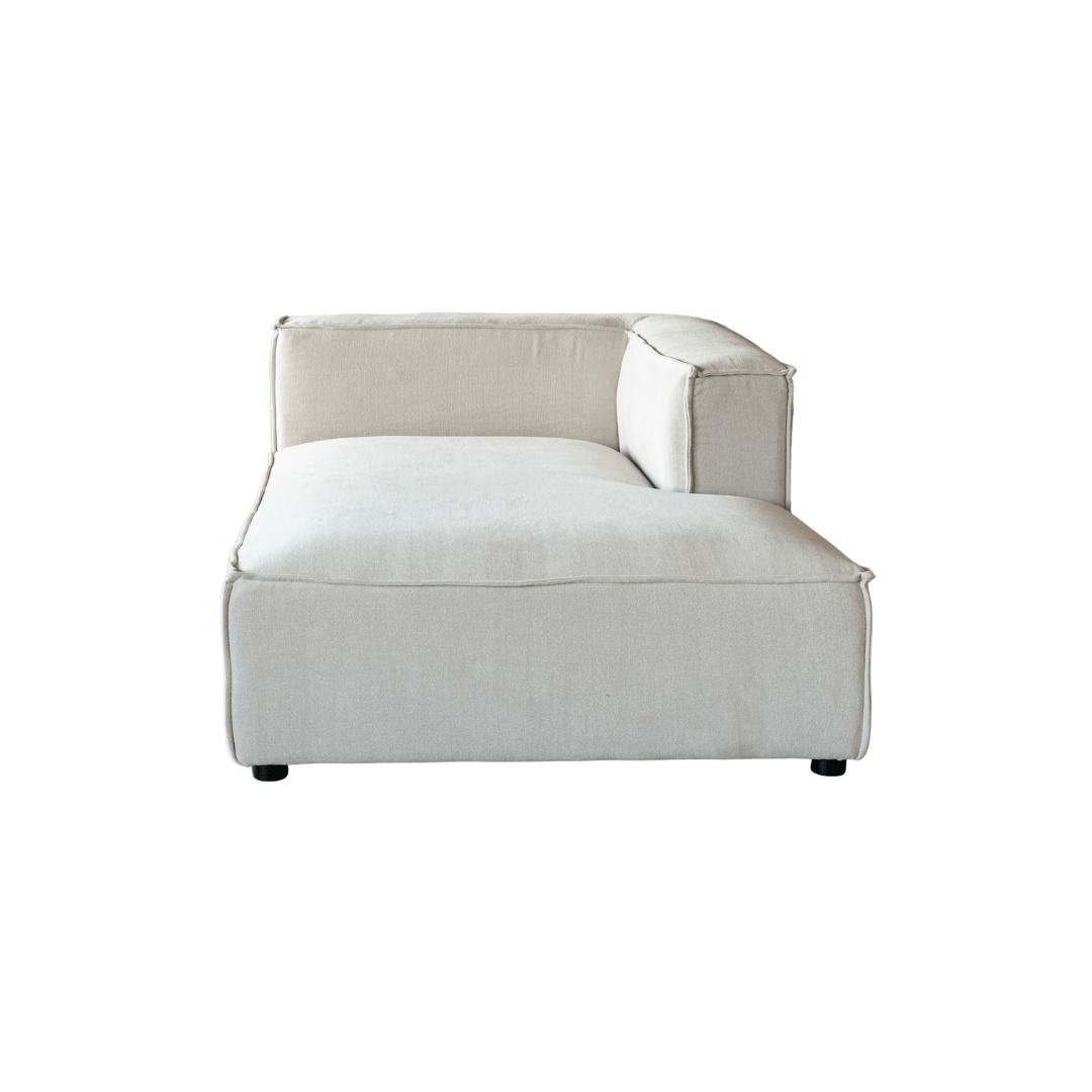 Chaise longue Mykonos Sora, unité droite | 120 x 170 x 70 cm