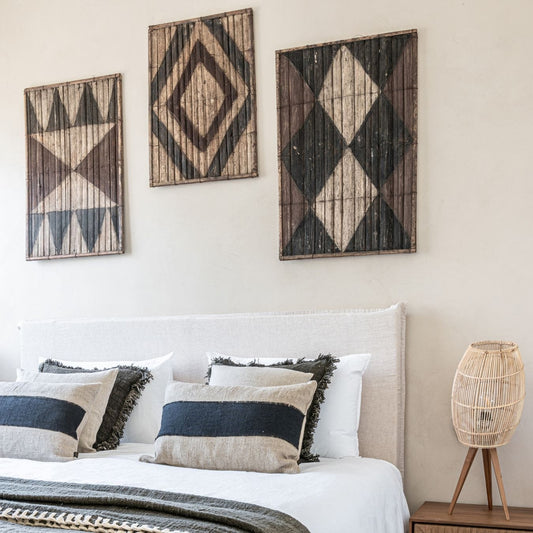 Panneau mural en bambou Salampasu | Z31 | 50x70cm