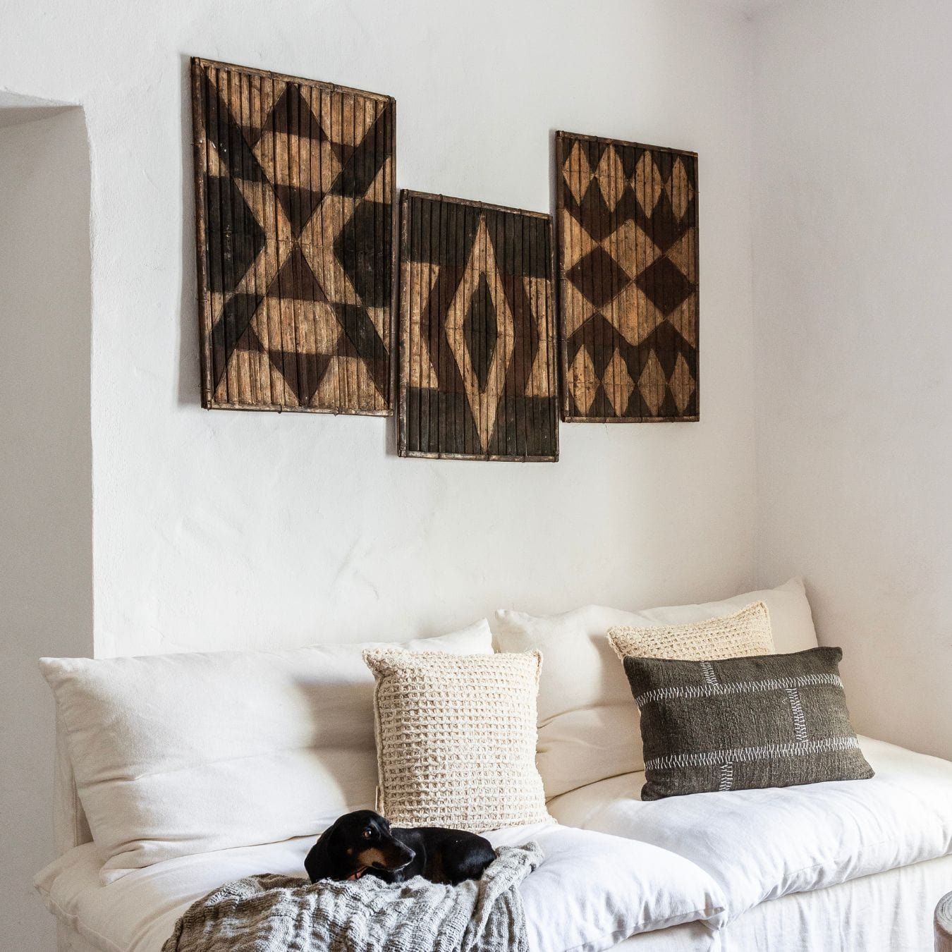 Panneau mural en bambou Salampasu | Z32 | 52 x 73 cm